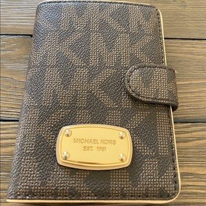 Michael Kors Logo Passport Wallet